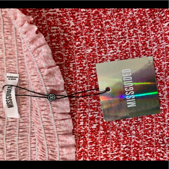 SQUARE NECK MISSGUIDED MINI DRESS - Picture 4 of 5